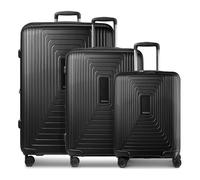 Redolz Essentials 14 4 ruedas Set de maletas 3 piezas Con fuelle expandible negro