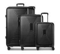 Redolz Essentials 14 4 ruedas Set de maletas 3 piezas Con fuelle expandible negro