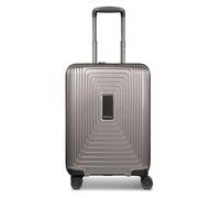 Redolz Essentials 14: maleta de cabina con 4 ruedas, 55 cm, modelo slim gris
