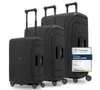 REDOLZ Essentials 15 artículos básicos, negro azabache, Kofferset (3-teilig)