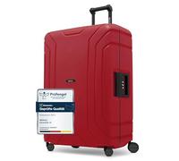 REDOLZ Essentials 15 Productos habituales, rojo clásico, Koffer L (75 cm), Carro rígido con ruedas giratorias