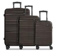 Redolz Essentials 16 3-SET 4 ruedas Set de maletas 3 piezas marrón