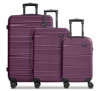 Redolz Essentials 16 3-SET 4 ruedas Set de maletas 3 piezas rojo