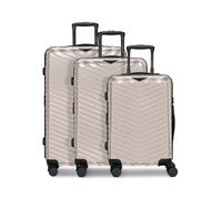 Redolz Essentials 18 2.0 4 ruedas Set de maletas 3 piezas Con asa expansible beige