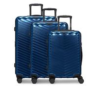 Redolz Essentials 18 4 ruedas Set de maletas 3 piezas Con fuelle expandible azul