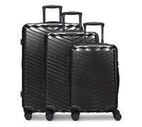 Redolz Essentials 18 4 ruedas Set de maletas 3 piezas Con fuelle expandible negro