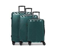 REDOLZ Essentials 18 Parent, Green Shiny, 3-Set, Carrito rígido S con ruedas giratorias