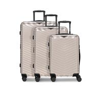 REDOLZ Essentials 18 Parent, Greige Shiny, 3-Set, Carrito rígido S con ruedas giratorias