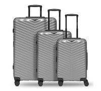 REDOLZ Essentials 18 Trolley Set 3-teilig Metallic-Silver Shiny