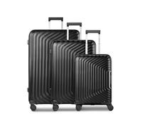REDOLZ Juego de 3 maletas para hombre y mujer | Carros de viaje | 51 x 35 x 77 cm de material de polipropileno ligero de alta calidad | Extensible y candado TSA, serie Essentials 01