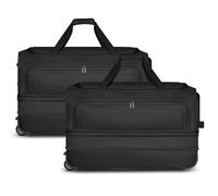 REDOLZ Duffle Essentials Wheeled Duffle Set L Exp. + L Exp. Black