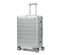 Redolz Maleta de aluminio Pro Aluminium Trolley M, 66 cm plateado