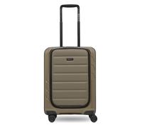 Redolz Maletas de cabina Essentials 17 con 4 ruedas, 55 cm, con compartimento blando para el portátil marrón