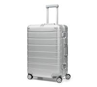 Redolz Maleta de aluminio Pro Aluminium Trolley M, 66 cm plateado