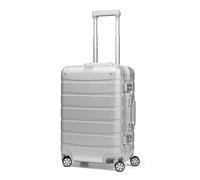 Redolz Pro Aluminium 4 ruedas Trolley de cabina S 55 cm color plata