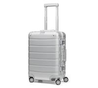 Redolz Pro Aluminium 4 ruedas Trolley de cabina S 55 cm plateado