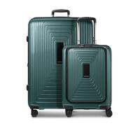 REDOLZ Artículos comunes Essentials 14, Verde perla metálico, 2-Set+ (Laptop), Carro rígido con ruedas giratorias