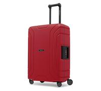 Redolz Trolley Essentials 15 de 4 ruedas, 65 cm, con cierre de tres puntos rojo