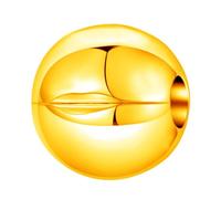 Redondo Plata de Ley 925 clip tapón encanto para cuentas para pulsera