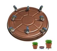 Redondo Soporte para Macetas con Ruedas bandeja para plantas Soporte rodillo para plantas para macetas pesadas Mover Maceta Redondas de Flores,Para Interior,Exterior,Jardín,capacidad de carga: 200 kg
