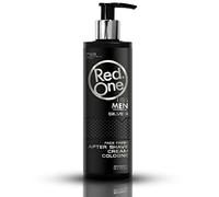 Redone After Shave Cream Cologne Silver Lotion Men 400 ml Hombre/Bálsamo después del afeitado/afeitado en húmedo cuida y enfría el bálsamo para hombre, cuidado de la piel sensible