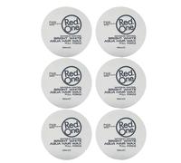 RedOne Aqua Hair Wax Brillo Blanco, Fuerte Total, Gel 6 x 150 ml