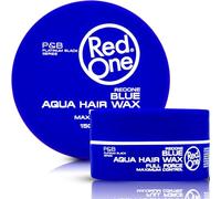 Redone Cera para peinar el cabello azul, 150 ml, cera de gel de fijación ultra fuerte para hombres y mujeres, aroma a chicle, cera de cabello de alto brillo de larga duración, control de bordes