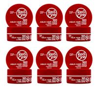 RedOne Red Aqua Wax Full Force - Cera de peinado, 6 x 150 ml