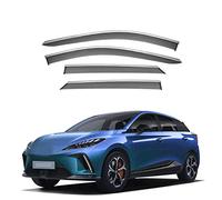 REDOVO 4 Piezas Deflectores de Viento Lluvia para MG MG4 MK1-EH32 2022-2023 Visores Ventanillas Laterales Protector Accesorios para Coche