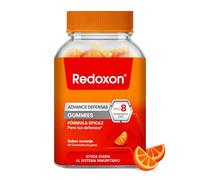 Redoxon Advance Defensas Gummies Sabor Naranja, 60 Gummies | Con 8 vitaminas (C, D, A, E, B6, B12) y zinc; apoya el sistema inmunitario cada día