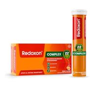 Redoxon Complex - Vitamina C Efervescente - 30 Comprimidos - Sabor Naranja - Suministro para 1 mes - Recupera la Energía - el Sistema Inmune y Defensas - 13 Vitaminas - 9 Minerales - Sin Gluten