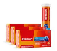 Redoxon Extra Defensas Comprimidos Efervescentes Complemento Alimenticio con Vitamina D, Vitamina C y Zinc, Ayuda al Sistema Inmunitario, Sabor Naranja, Formato Ahorro 3 x 30 (90)