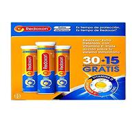 Redoxon Extra Defensas Vitamina C, D y Zinc, 30+15 Comprimidos Efervescentes