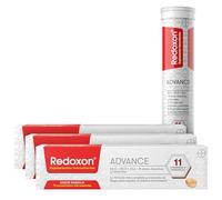 REDOXON Vitamina C con Zinc - Vitamina D - Advance - Formula 11 Once Vitaminas y Minerales - Pack Ahorro de 3 - Suministro para 1,5 meses - Sin Gluten