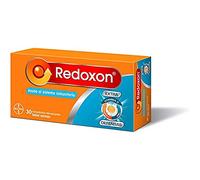 REDOXON Vitamina C Efervescente - Extra Defensas 30 Comprimidos - Sabor Naranja - Suministro para 1 mes - Complemento Alimenticio con Vitamina D y Zinc - Ayuda al Sistema Inmunitario - Sin Gluten