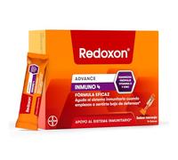 REDOXON Vitamina C Inmuno 4 Complemento Alimenticio con Zinc - Equinácea y Própolis - Ayuda al Sistema Inmunitario y Defensas - Sabor Naranja - 14 Sobres - Ingredientes de Origen Natural Sin Gluten