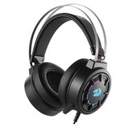 Redragon Auriculares RGB H314 para videojuegos, auriculares con cable para computadora con controladores de 40 mm, conexión USB, diseño ligero y almohadillas de piel sintética suave para máxima