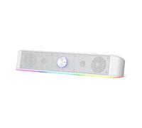 Redragon-Barra de sonido RGB GS560 para escritorio, altavoz de ordenador de 2,0 canales con Audio RGB dinámico Rosa