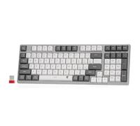 Redragon BK7114 - Teclado inalámbrico de Perfil bajo para computadora, 98 Teclas, Teclado Delgado con Mecanismo de Tijeras de Oficina con conexión inalámbrica BT de 2.4 G, pulsación, US Layout