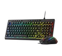 Redragon BS141 - Combo de Teclado y Mouse para Juegos, Teclado de Membrana RGB K515 de 98 Teclas y Mouse para Juegos M616 con Cable, US Layout