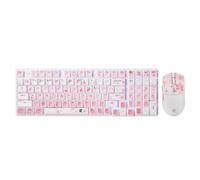 Redragon BS7552 Combo Teclado Ratón Inalámbrico Rosa