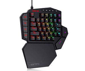 Redragon - DITI Mini Teclado Mecánico Gaming RGB Keypad Negro