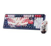 Redragon Eisa - Combo de teclado y mouse de anime, teclado mecánico para juegos K686 PRO SE de 98 teclas y mouse para juegos M916AK PRO 42G ultraligero de 26K DPI, 3 modos BT/2.4GHz/USB-C