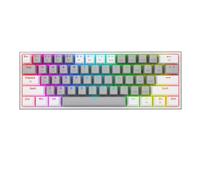 Redragon - Fizz Pro Teclado Mecanico Gaming Inalámbrico RGB Español Latino Gris/Blanco
