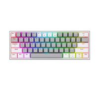 Redragon - Fizz Pro Teclado Mecánico Gaming Inalámbrico RGB Gris/Blanco
