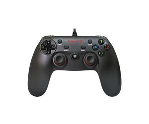 Redragon G807 Gamepad, PC Game Controller, Joystick con doble vibración, Saturn, para Windows PC, PS3, Playstation, Android, Xbox 360
