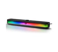 Redragon GS515 RGB - Barra de sonido de escritorio, altavoces estéreo de 2.0 canales para computadora de escritorio con Bluetooth 5.3, alimentado por USB-C/USB, color negro
