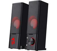 Redragon GS550 ORPHEUS Gaming Speakers, barra de sonido estéreo de escritorio con tamaño compacto, graves de calidad, retroiluminada en rojo, alimentación por USB