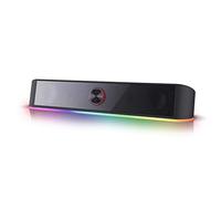 Redragon GS560 RGB Barra de Sonido de Escritorio, Altavoz de computadora de con Barra de iluminación Sincronización/Pantalla de luz de Audio, Control táctil retroiluminado con Perilla de Volumen