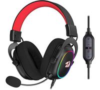 Redragon H510 Zeus-X RGB Auriculares para juegos retroiluminados con cable Auriculares con múltiples plataformas con sonido envolvente 7.1 Negro